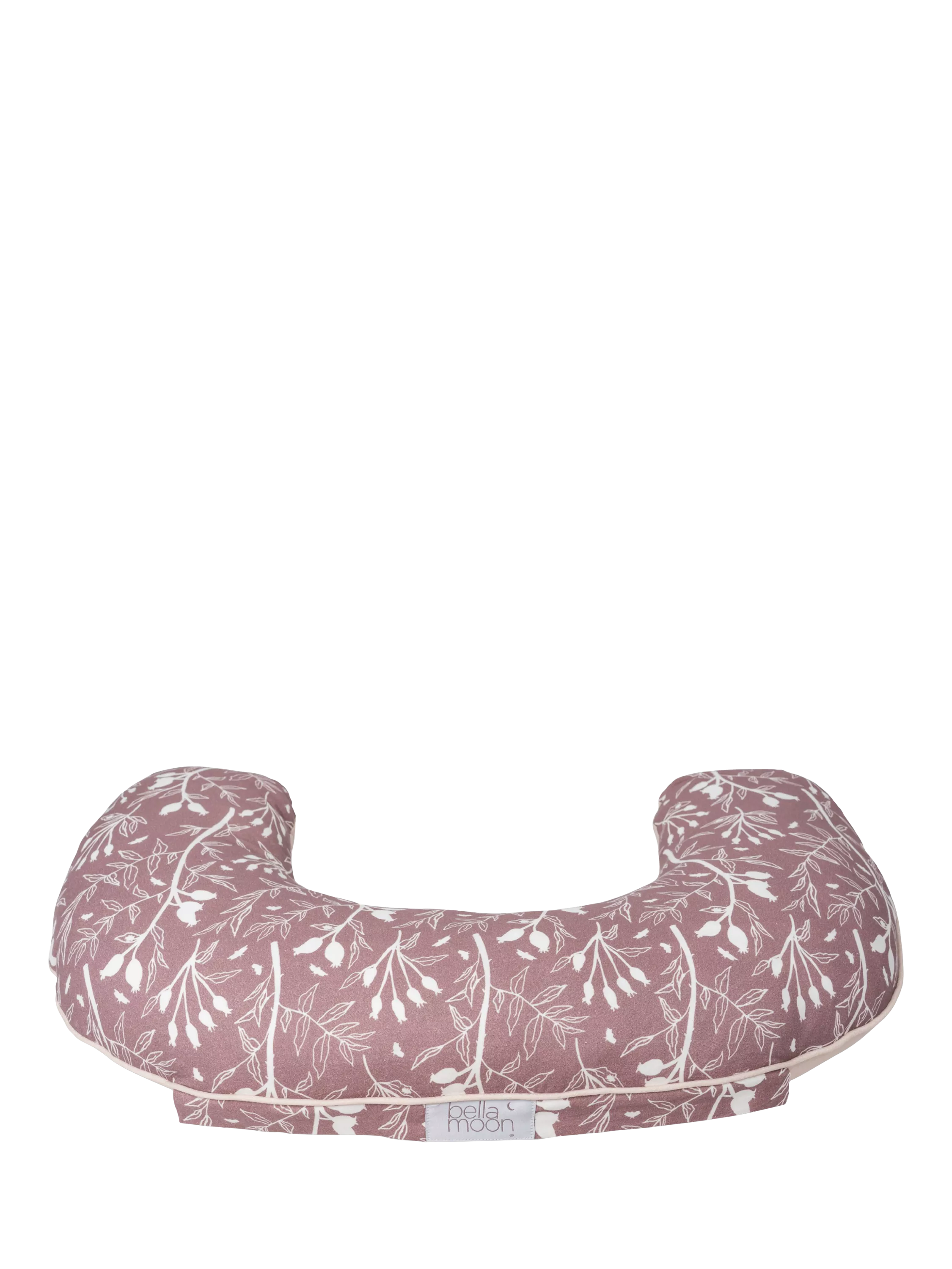 BellaMoon Mini-Moon nursing pillow in rosehip, imported from the UK