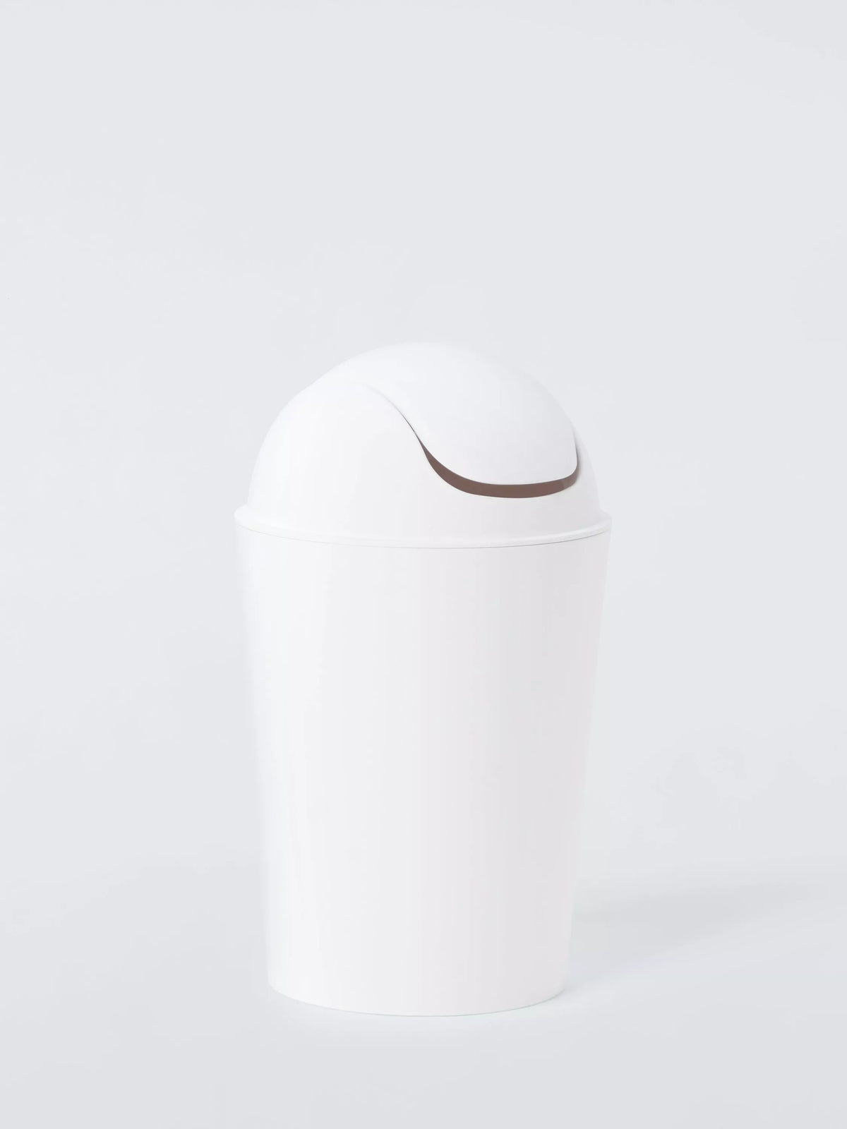 John Lewis Soft Touch swing top bin 5.5L white - British product