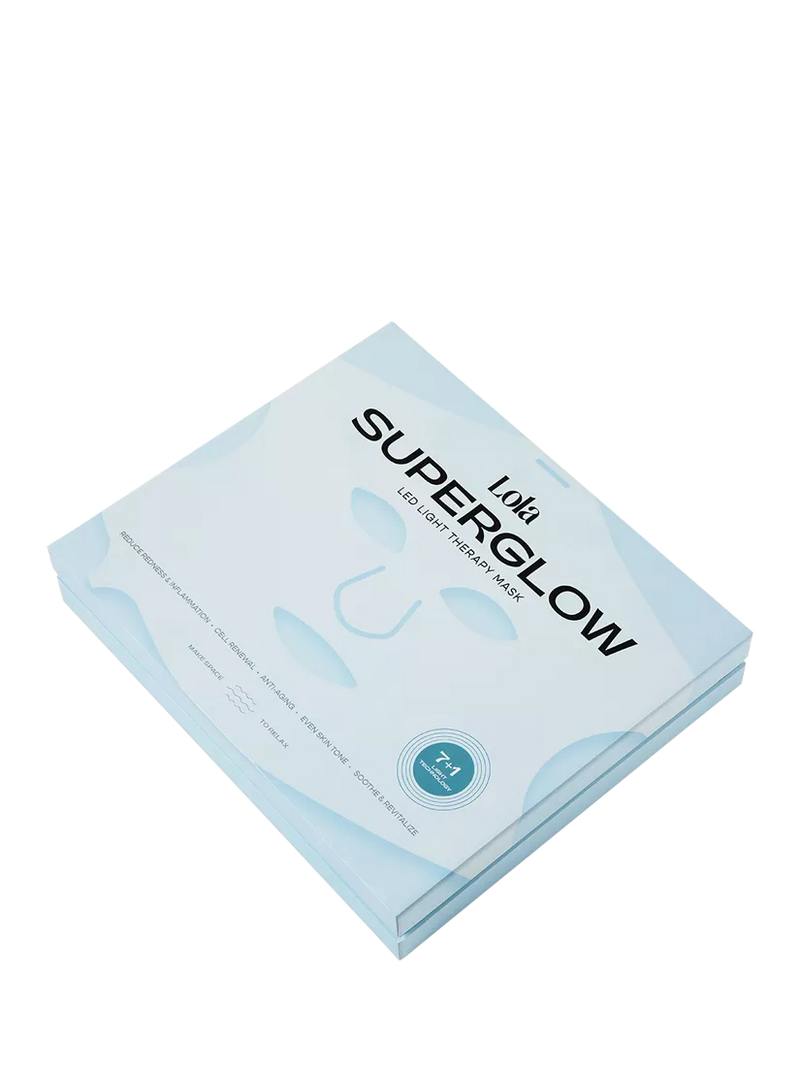 Lola SuperGlow LED light therapy face mask Blue - British product