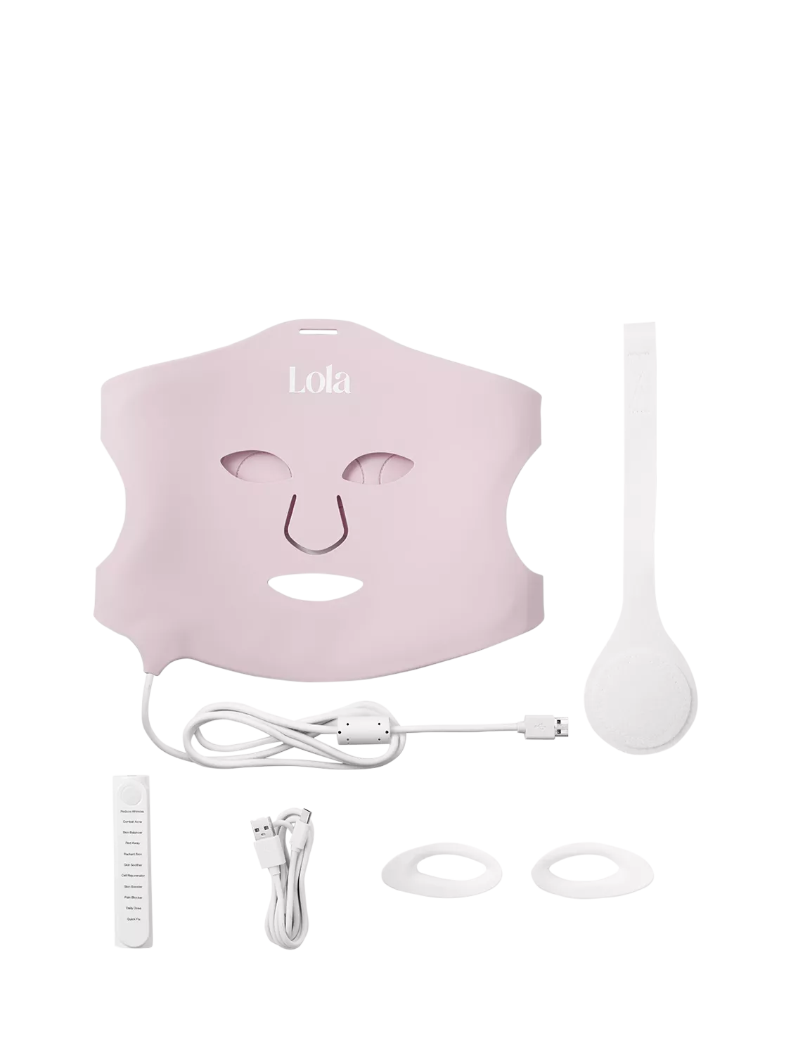Lola SuperGlow LED face mask pink - British product