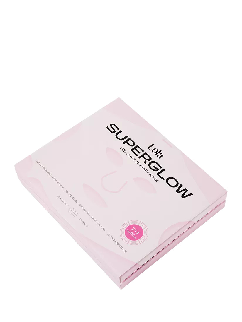 Lola SuperGlow LED face mask pink - British product