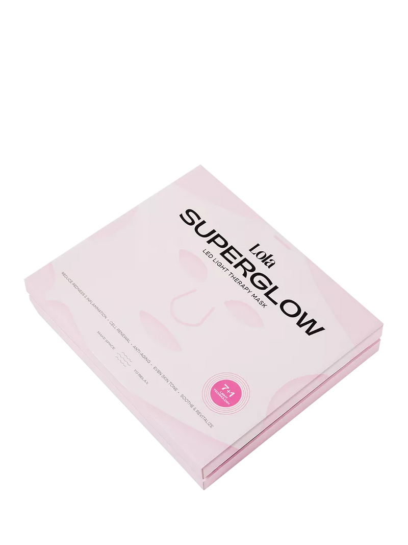 Lola SuperGlow LED face mask pink - British product