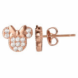 Disney Minnie Mouse rose gold earrings 10mm - British product
