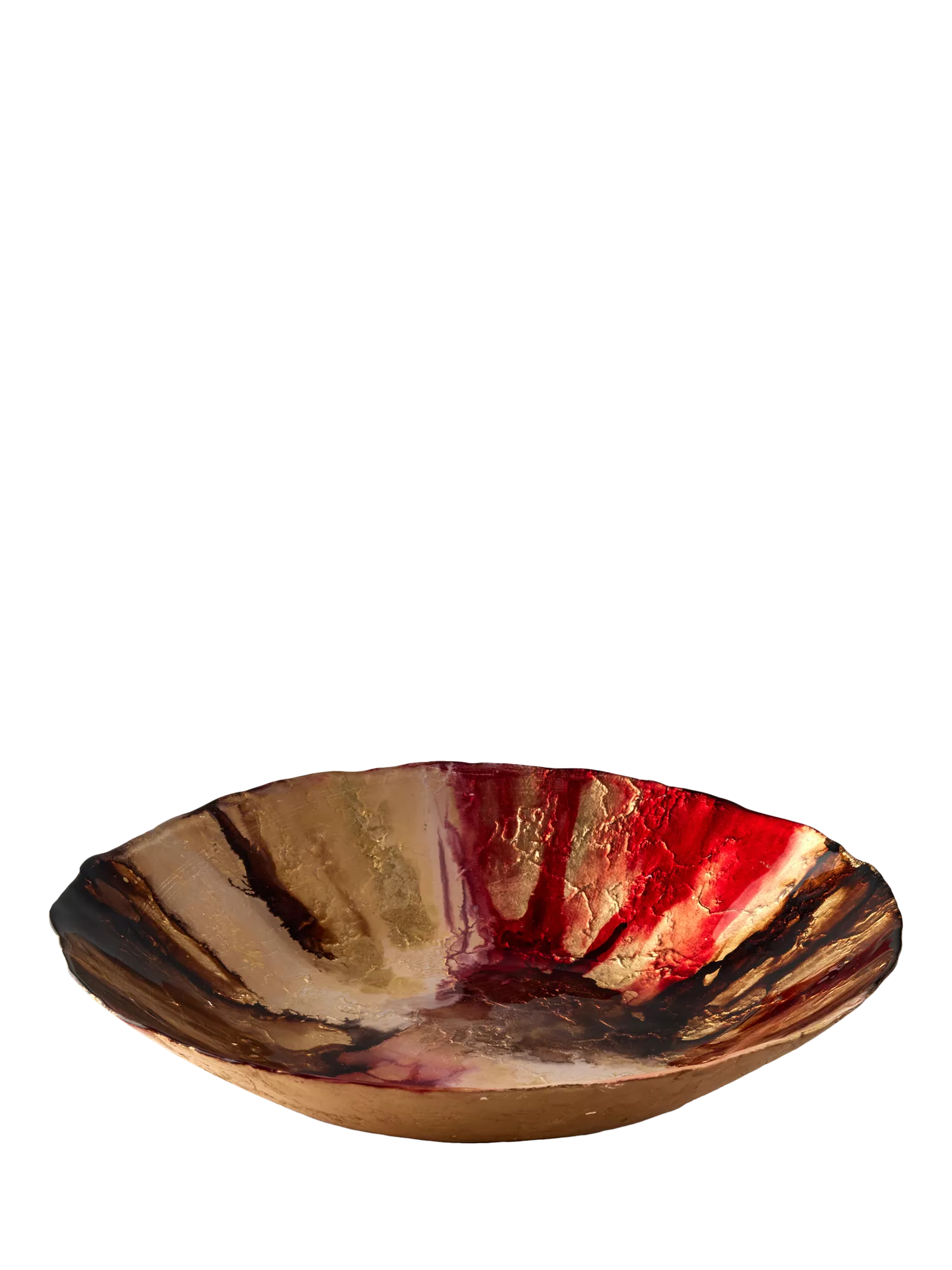 Anton Studio Designs red glass bowl 40cm, UK version