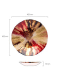 Anton Studio Designs red glass bowl 40cm, UK version