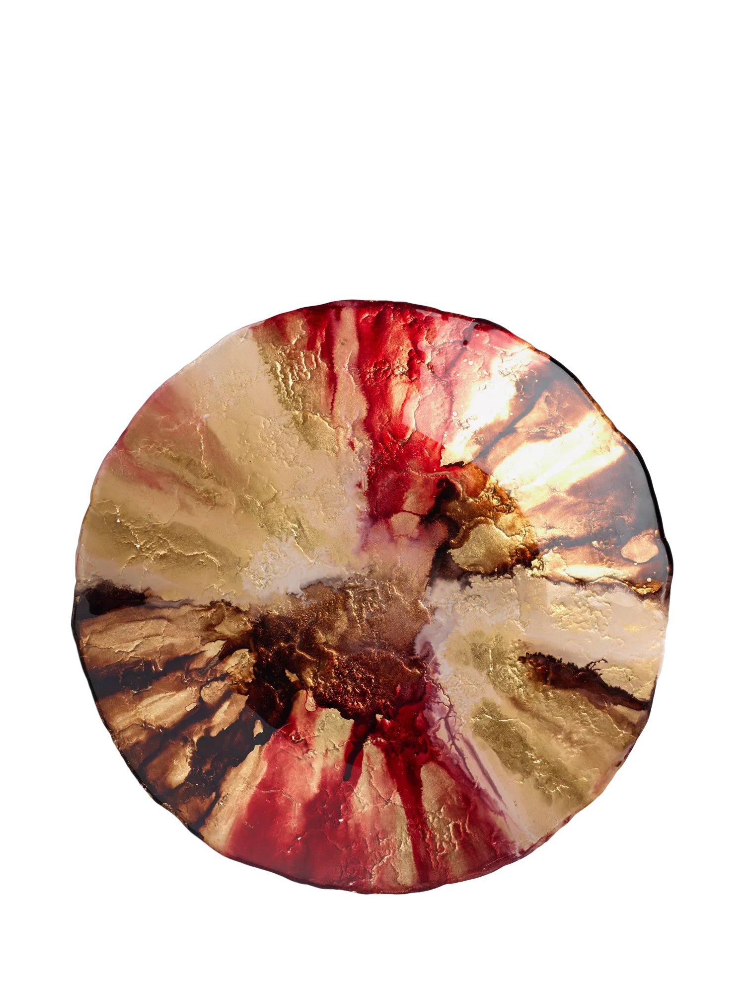 Anton Studio Designs red glass bowl 40cm, UK version