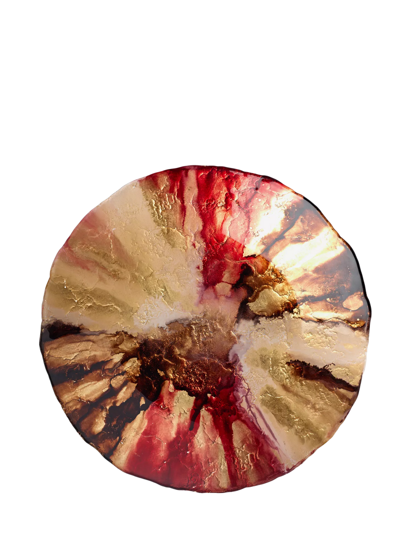 Anton Studio Designs red glass bowl 40cm, UK version