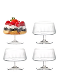 Anton Studio Designs Empire glass trifle bowls set of 4 (British brand)