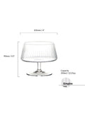 Anton Studio Designs Empire glass trifle bowls set of 4 (British brand)