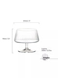 Anton Studio Designs Empire glass trifle bowls set of 4 (British brand)