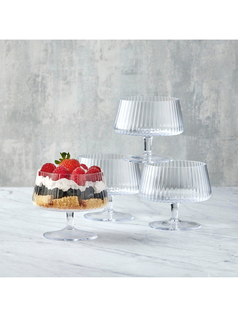 Anton Studio Designs Empire glass trifle bowls set of 4 (British brand)