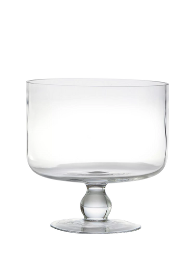 John Lewis Artland Simplicity Glass Trifle Bowl Clear 19.5cm- Buy online at McGrocer