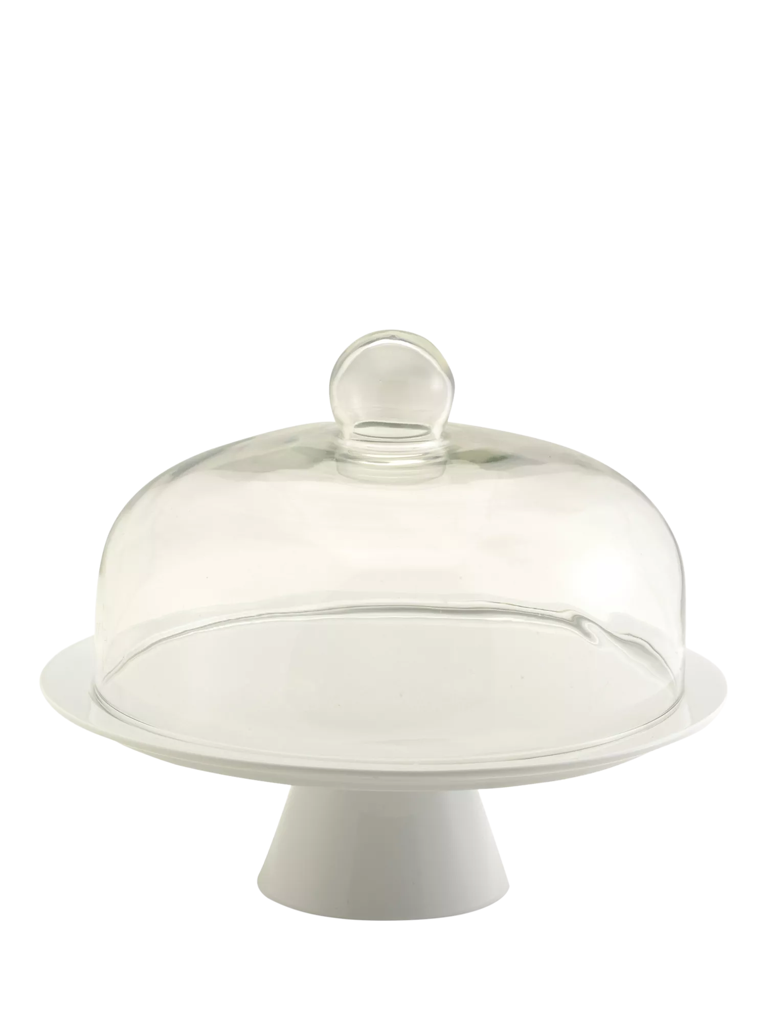 BIA cake stand with glass dome 30.5cm, imported from the UK