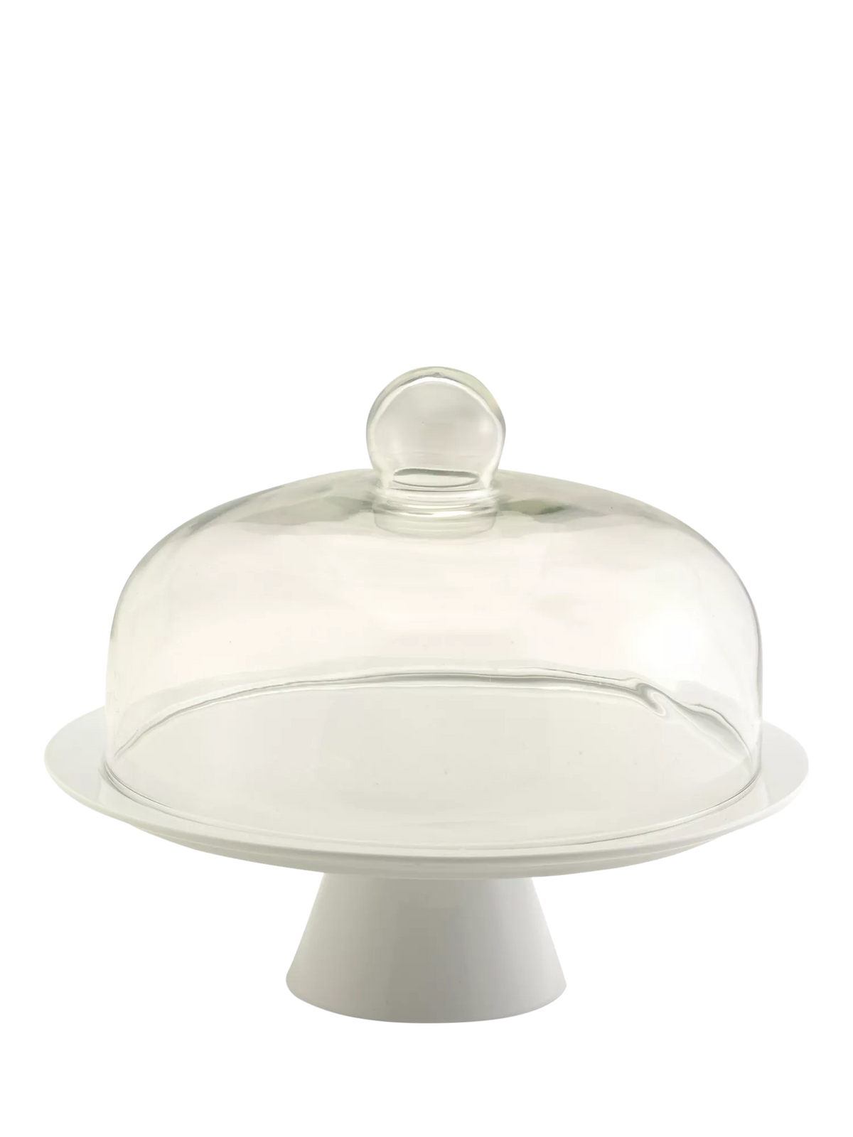 BIA cake stand with glass dome 30.5cm, imported from the UK