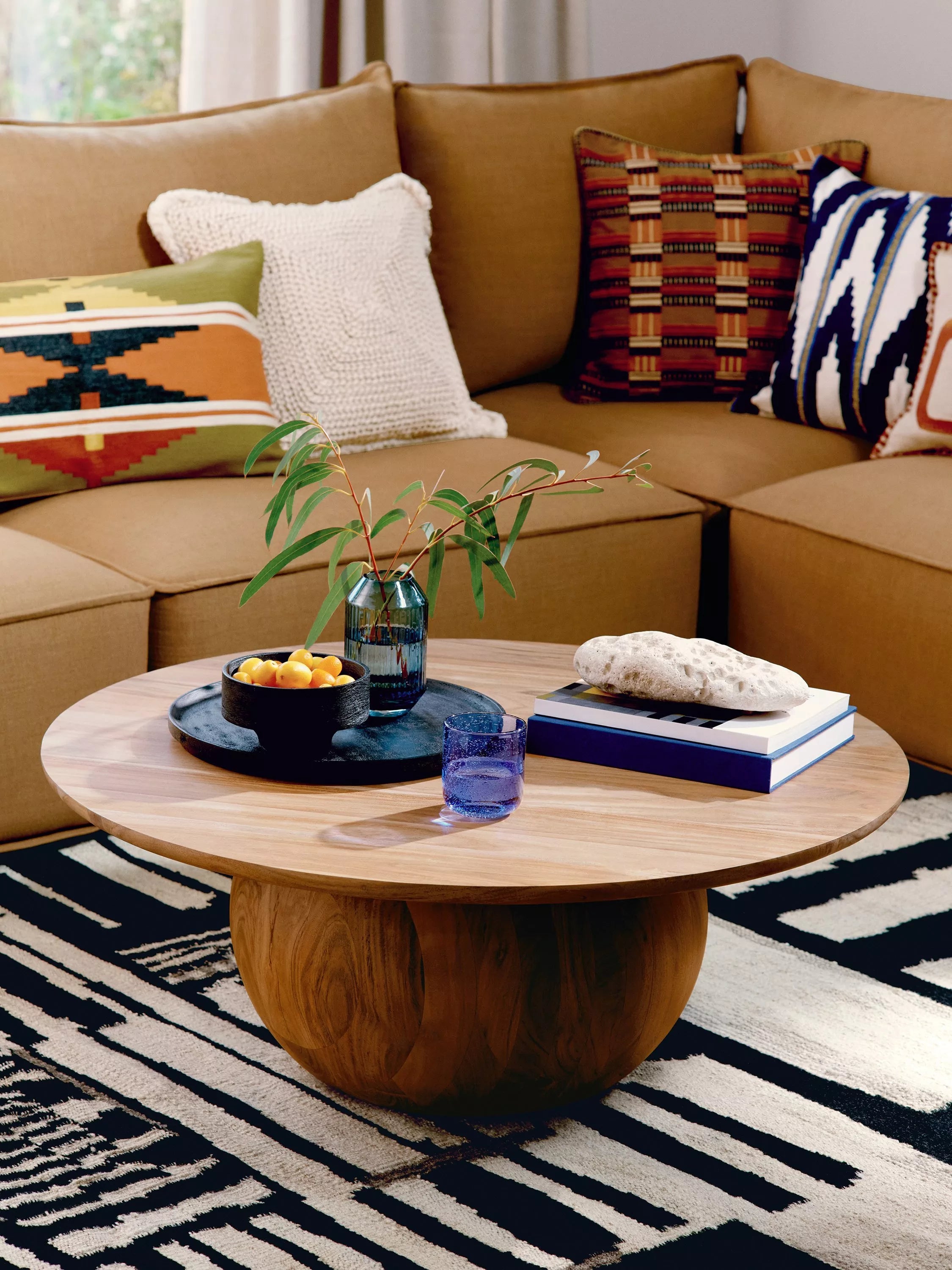John Lewis Orb acacia wood coffee table natural finish - British product