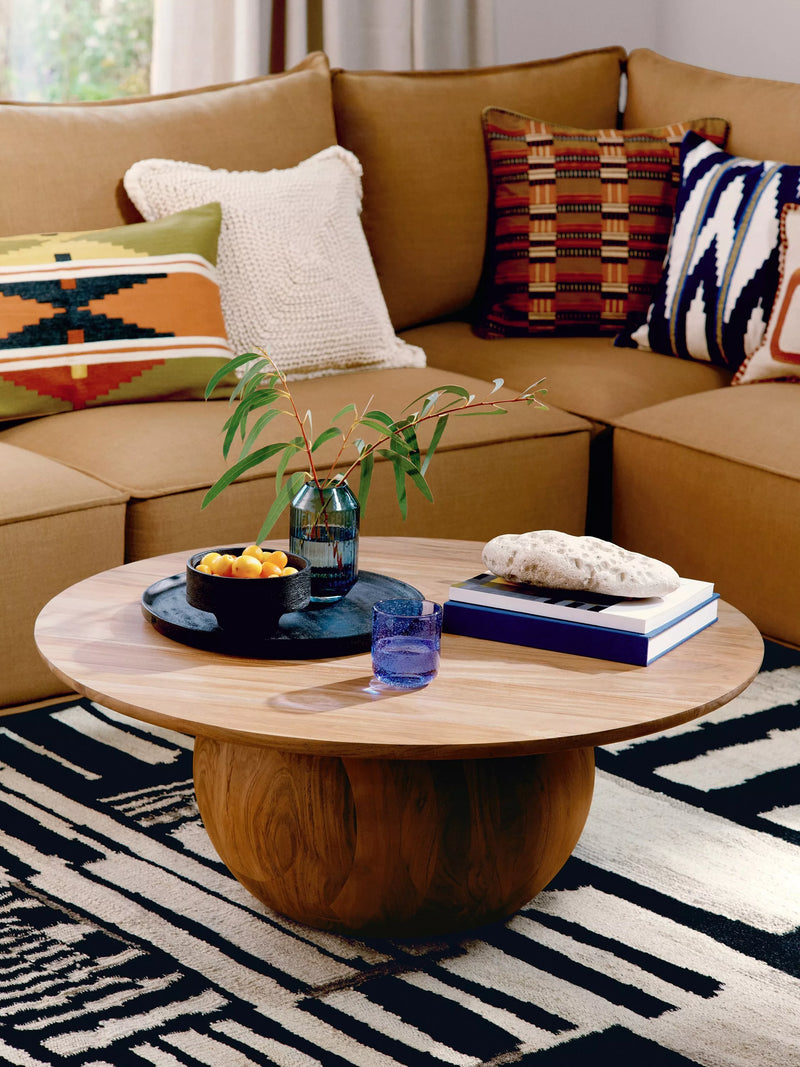 John Lewis Orb acacia wood coffee table natural finish - British product