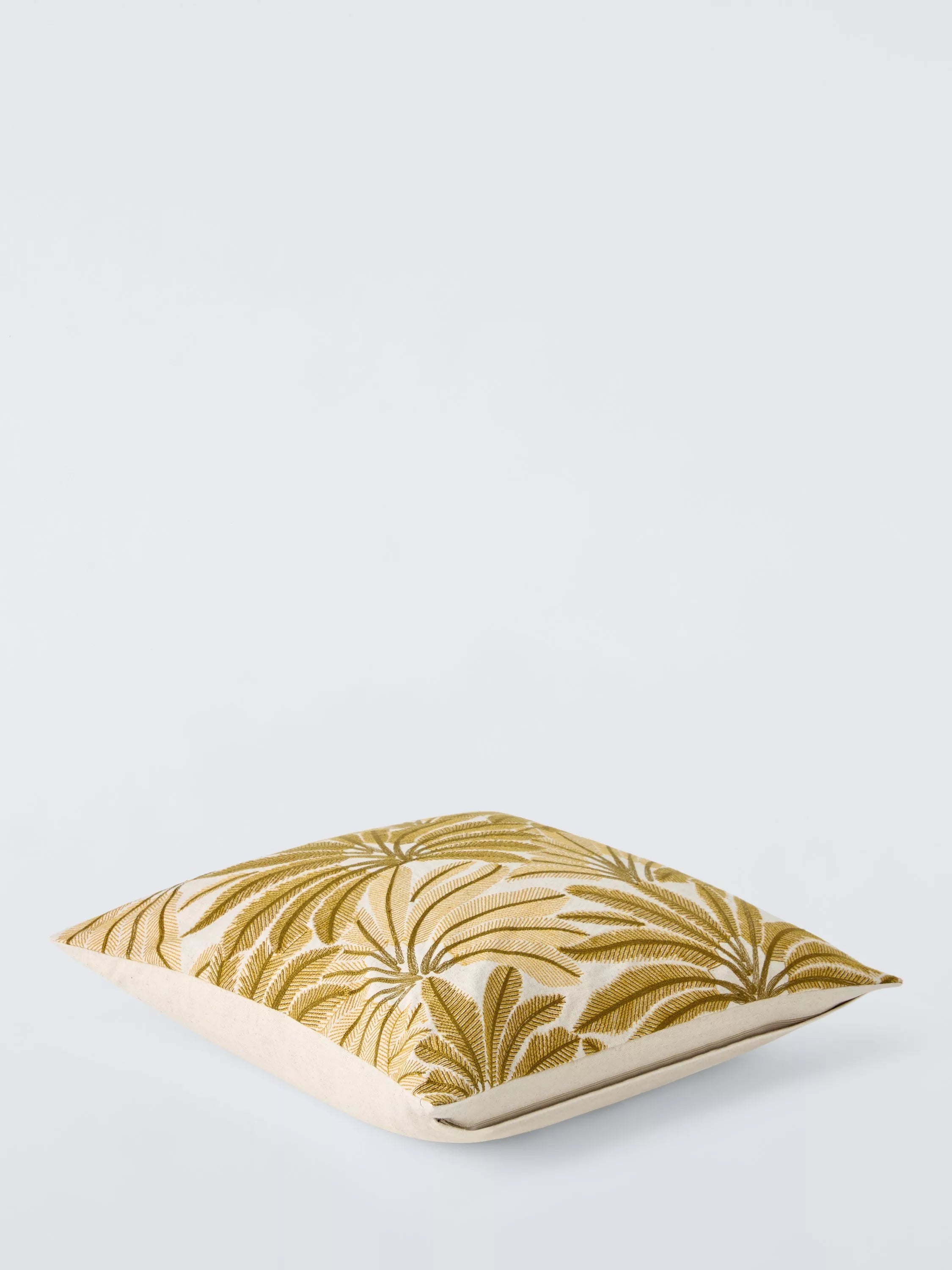 John Lewis ochre palm cushion 45x45cm (British brand)