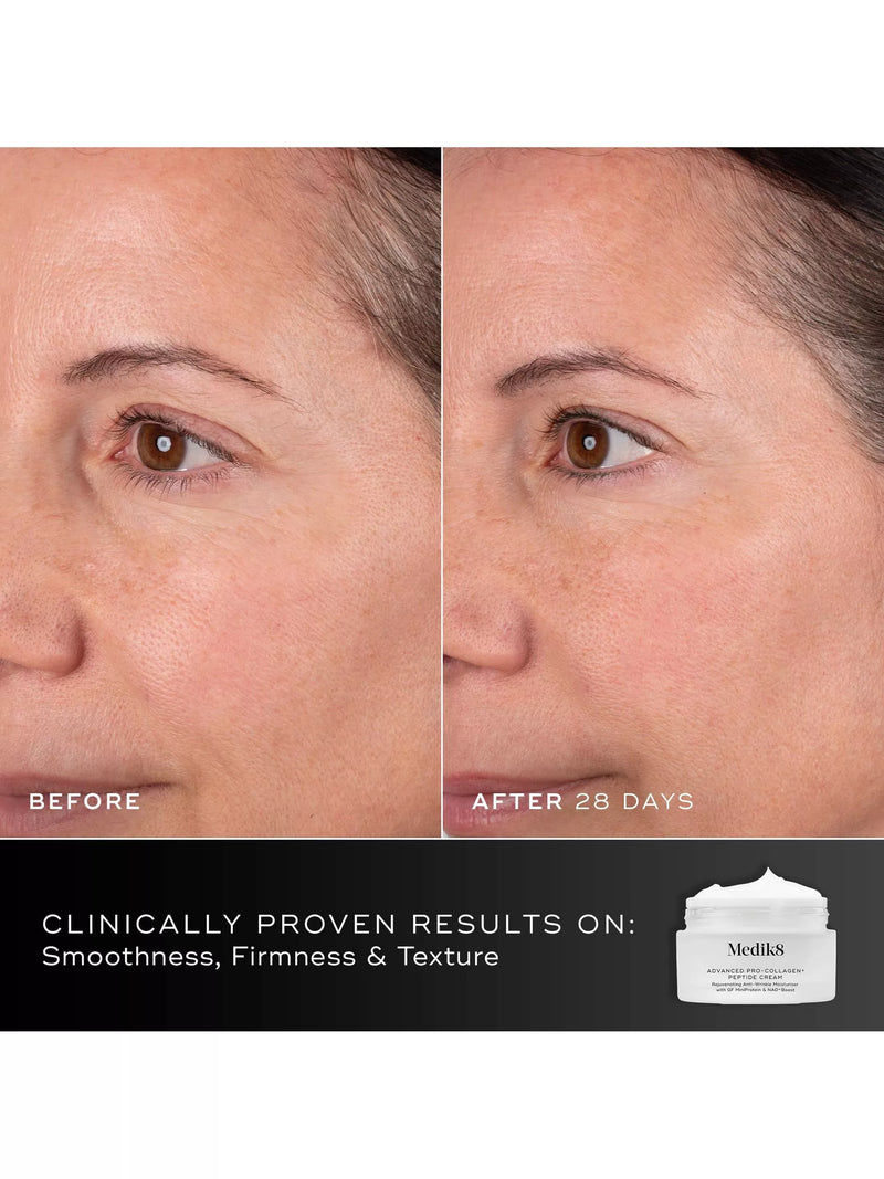 Medik8 Pro-Collagen Peptide Cream 50ml, imported from the UK