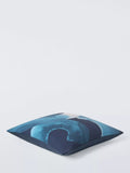 John Lewis brushstroke cushion in navy (British brand)