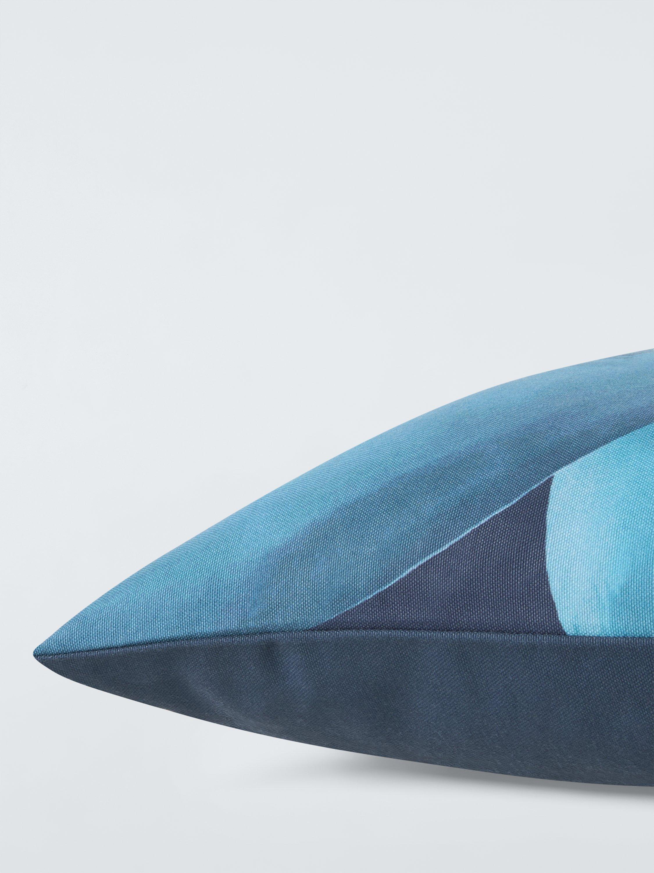 John Lewis brushstroke cushion in navy (British brand)
