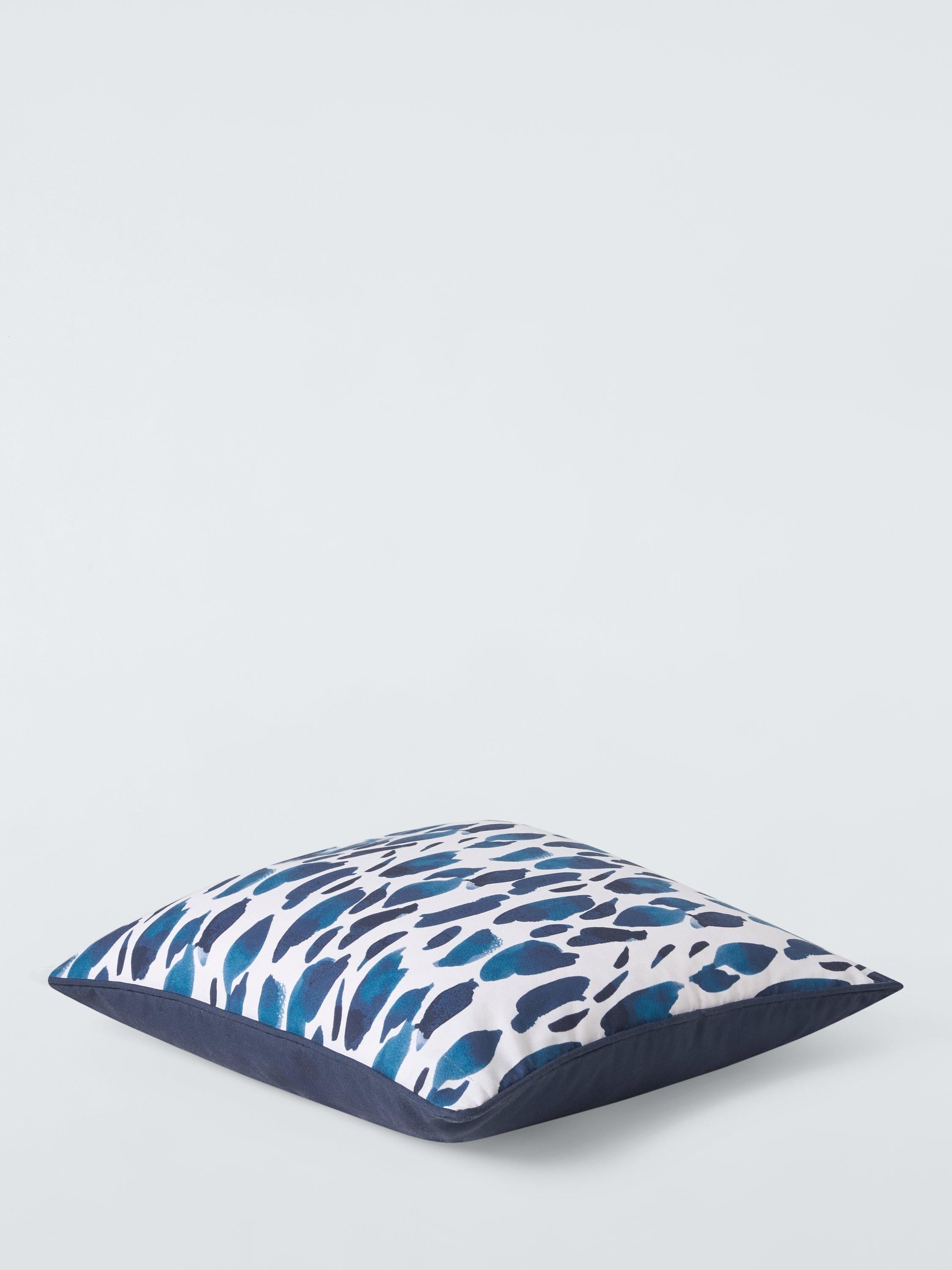 John Lewis water splash cushion navy 50x50cm (British brand)