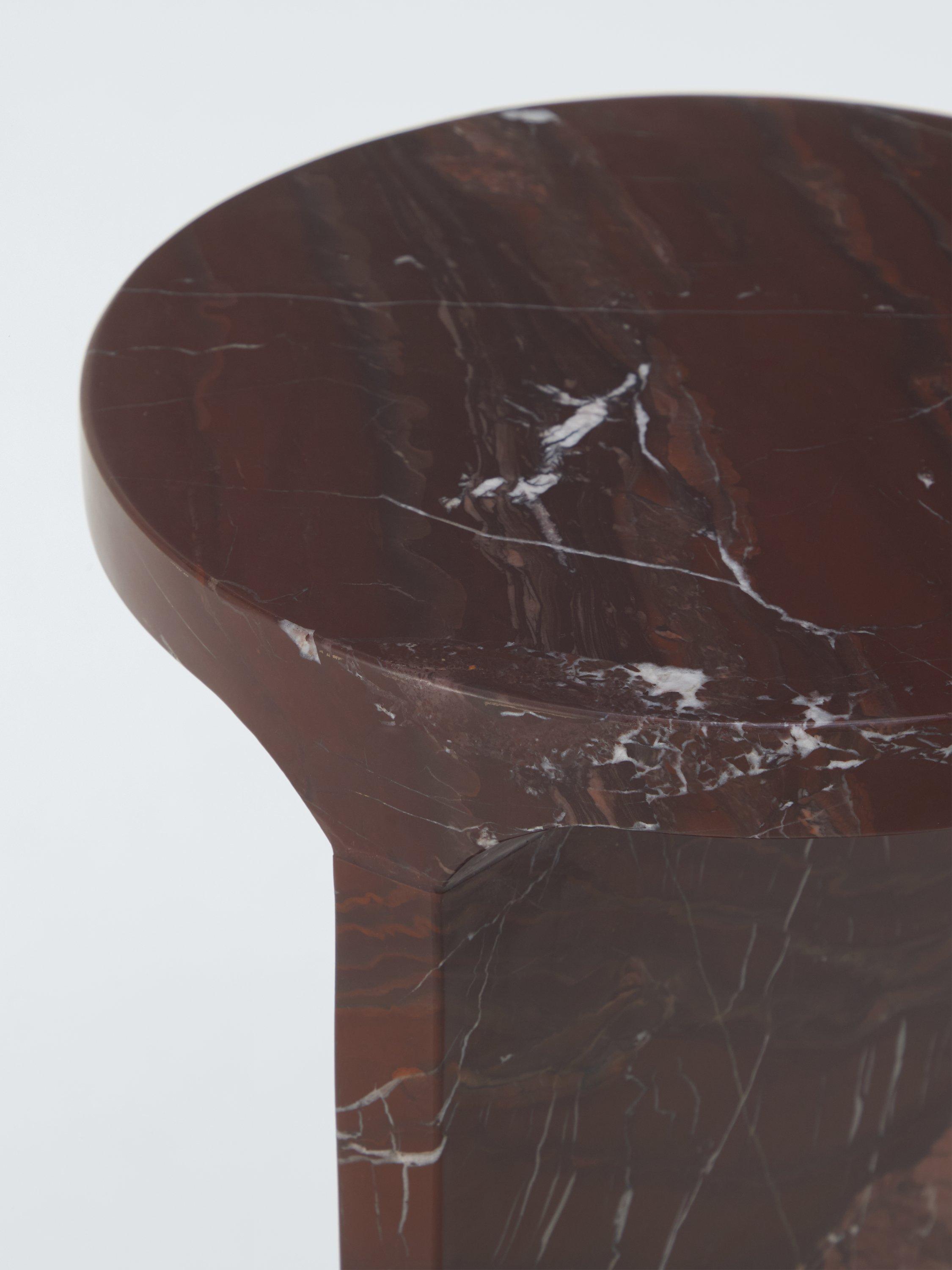 John Lewis Libby marble side table natural marble, imported from the UK