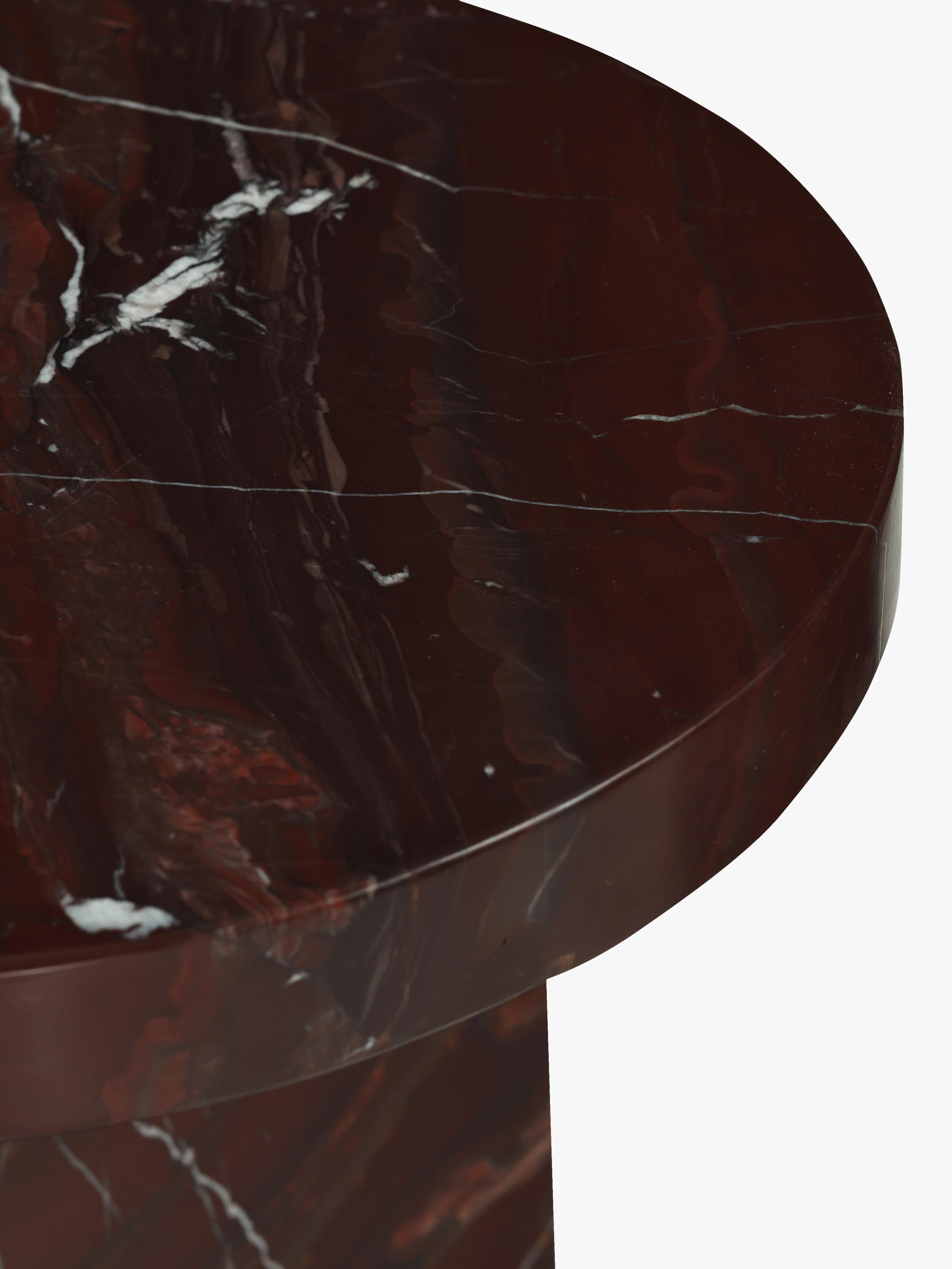 John Lewis Libby marble side table natural marble, imported from the UK