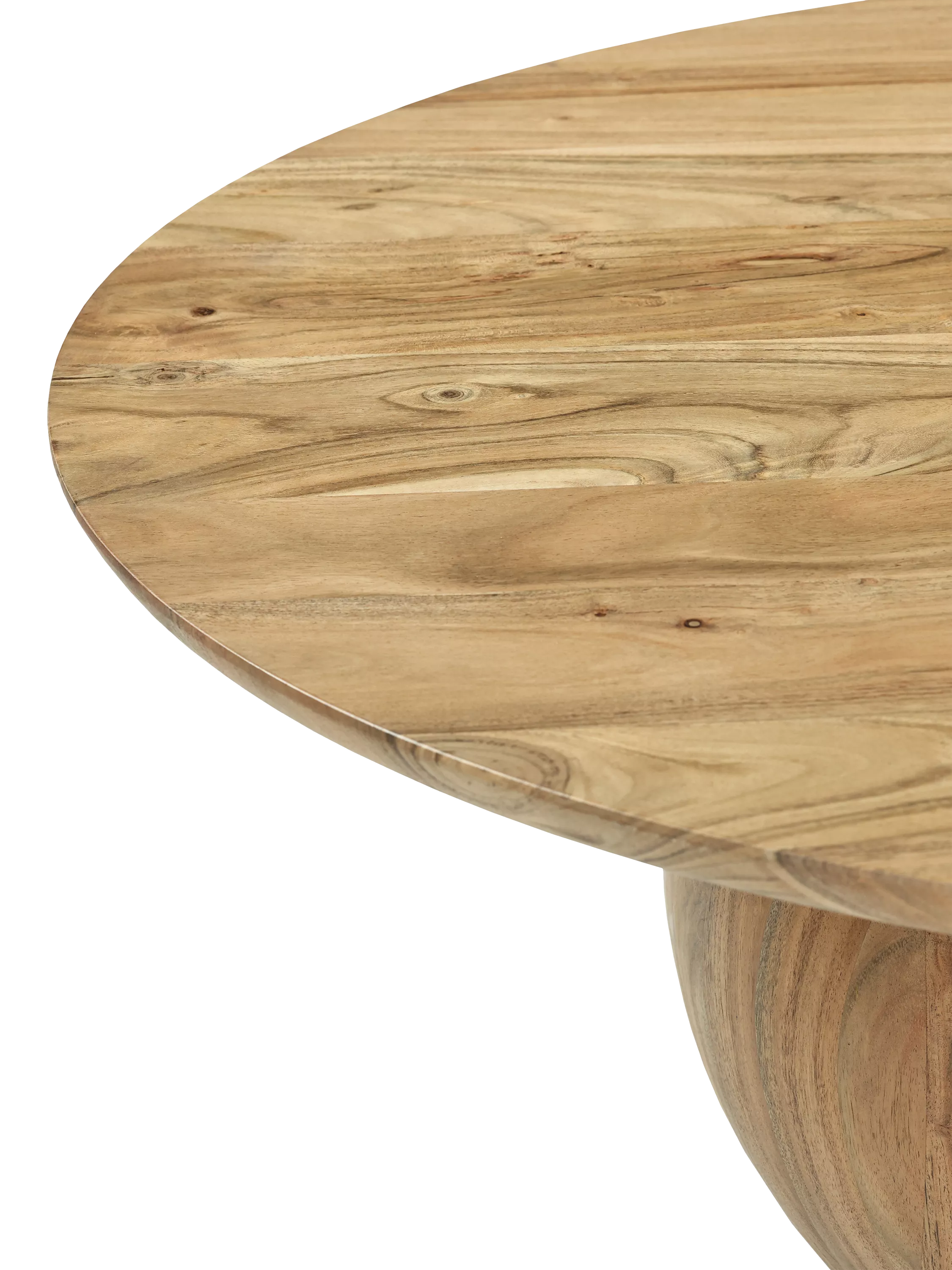 John Lewis Orb acacia wood coffee table natural finish - British product