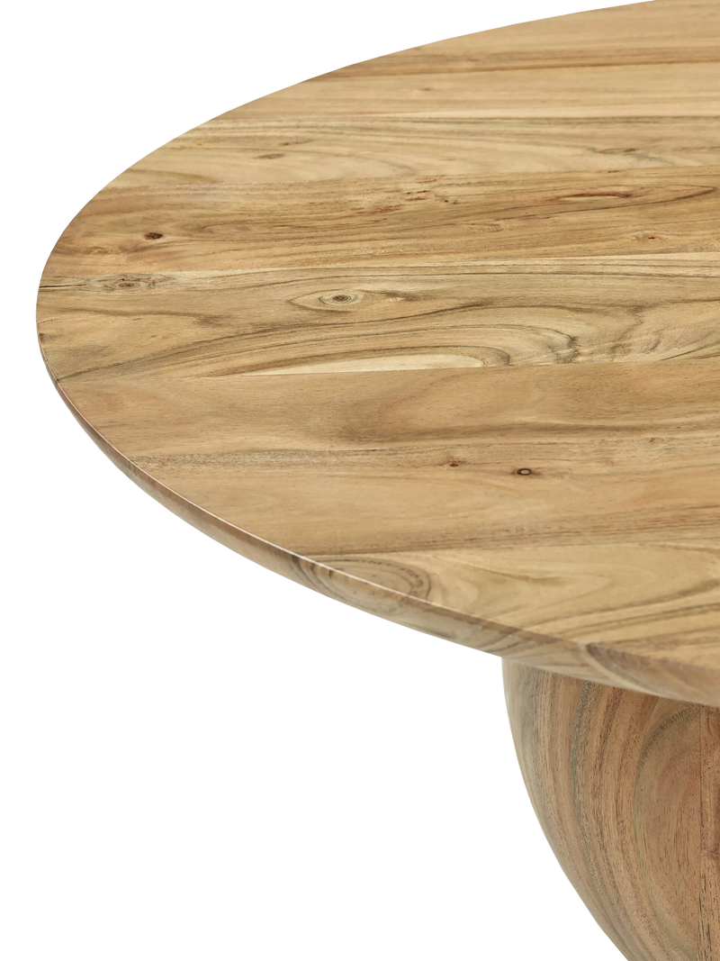 John Lewis Orb acacia wood coffee table natural finish - British product