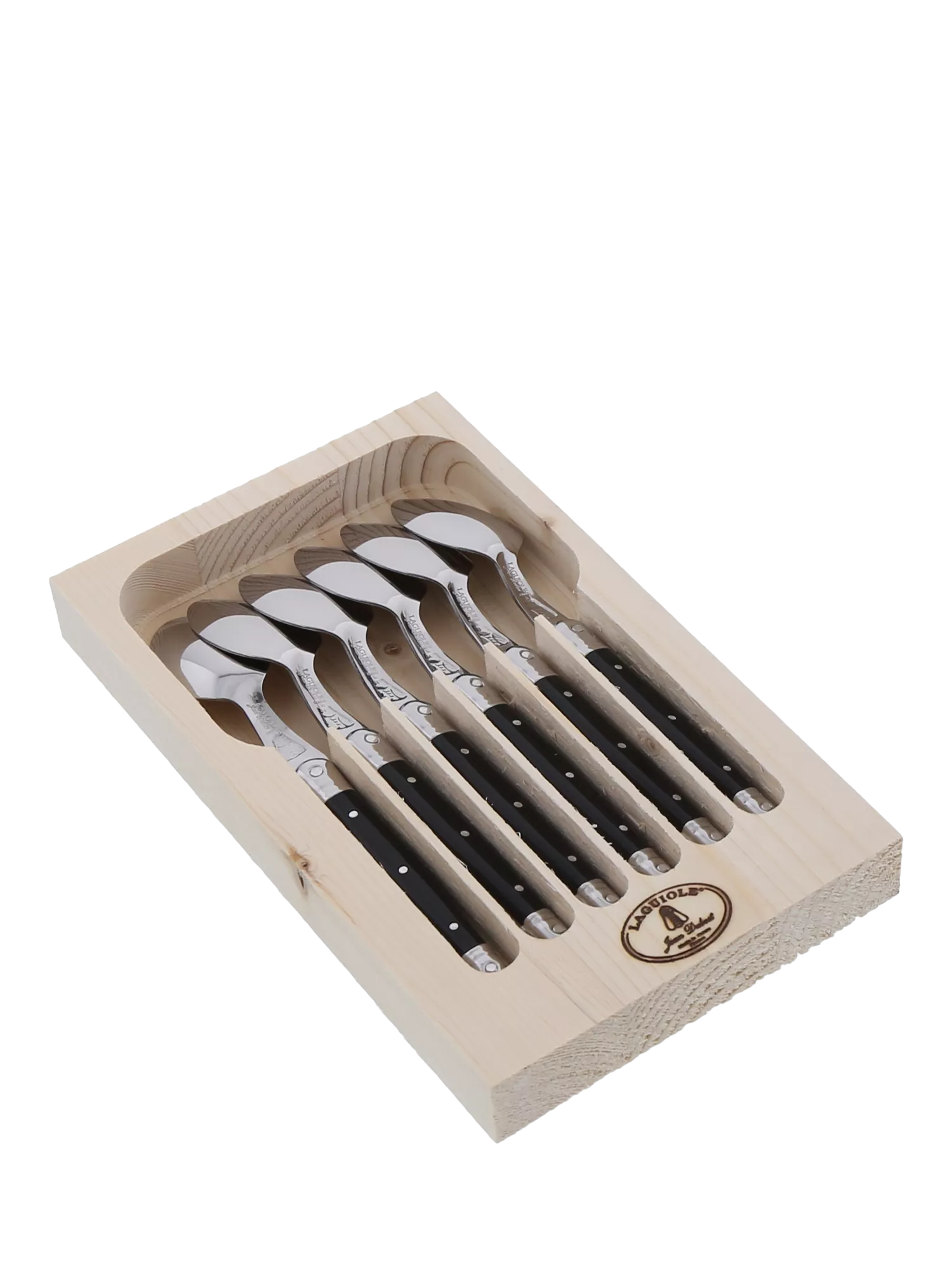 Laguiole stainless steel teaspoons set of 6 - British product