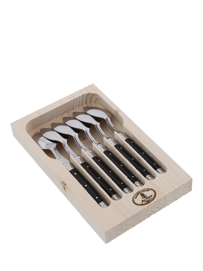 Laguiole stainless steel teaspoons set of 6 - British product