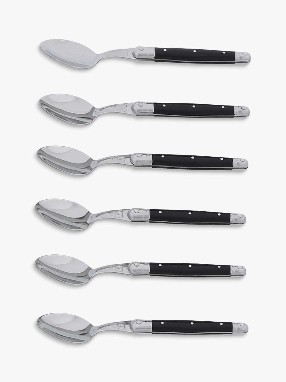 Laguiole stainless steel teaspoons set of 6 - British product