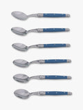 Laguiole teaspoons Arctic Blue set of 6, imported from the UK