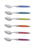 Laguiole stainless steel teaspoons set of 6 multi (British brand)
