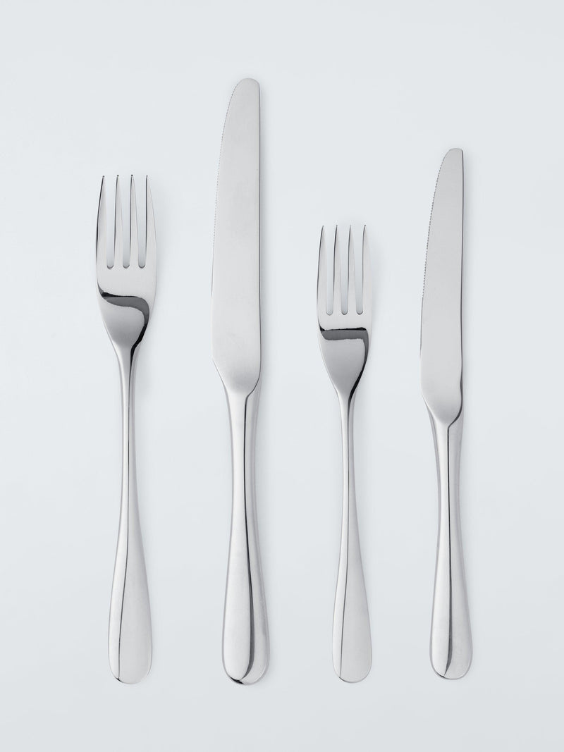 John Lewis Brook stainless steel cutlery set 6 piece (British brand)
