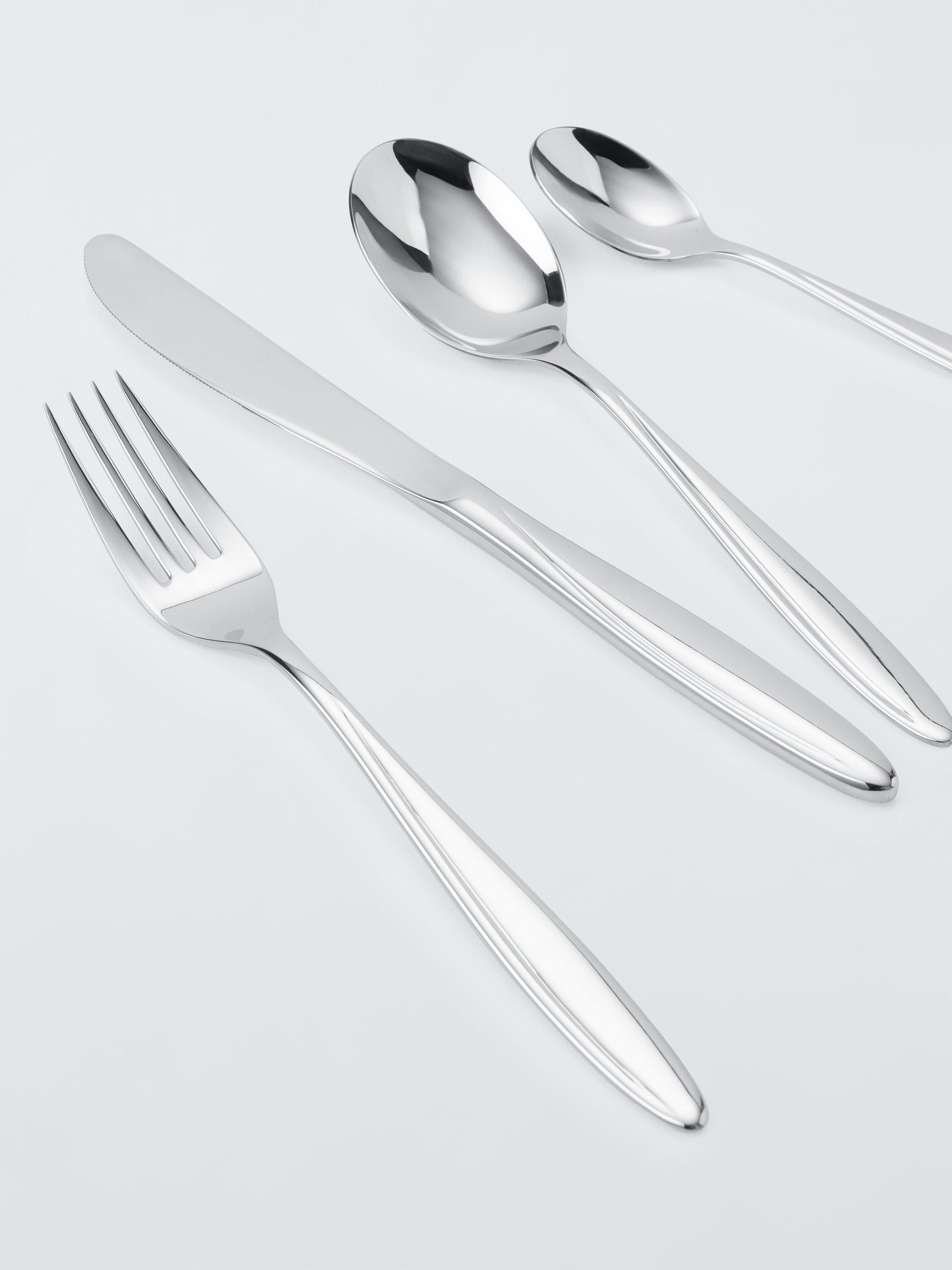 John Lewis Scroll cutlery set 16 piece stainless steel - British product