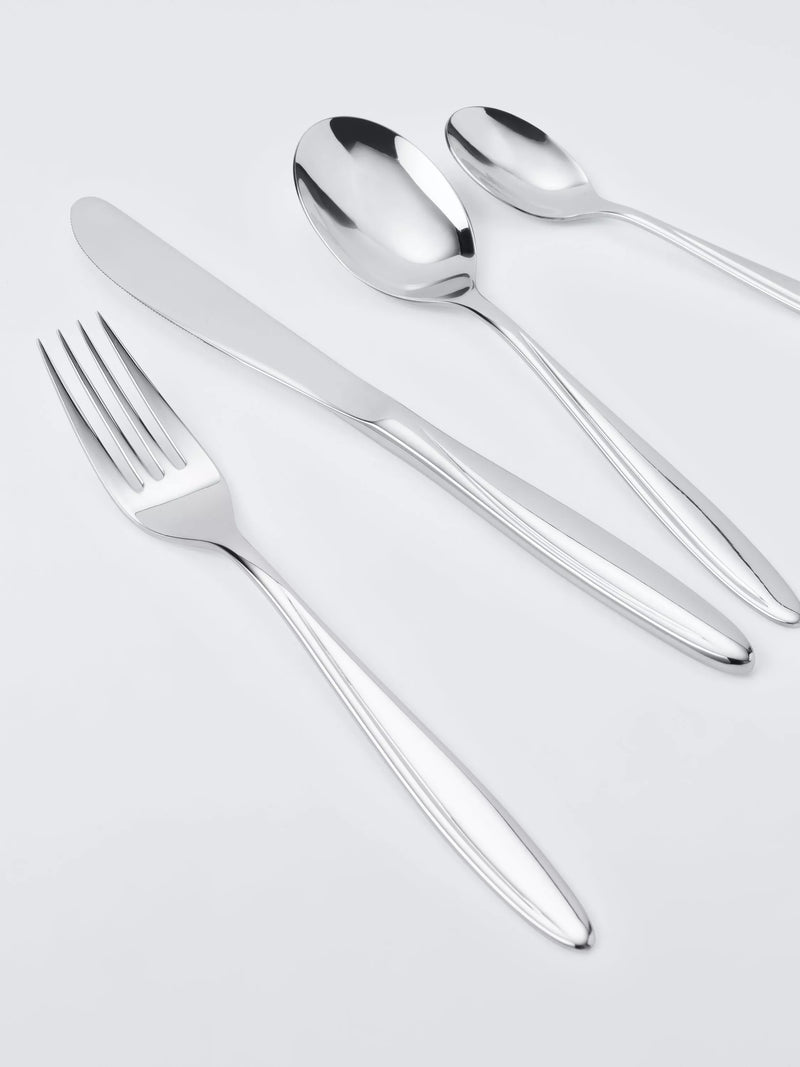 John Lewis Scroll stainless steel cutlery set 4 piece - British product