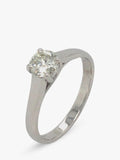 Vintage Fine Jewellery 18ct white gold diamond ring 0.63ct (British brand)