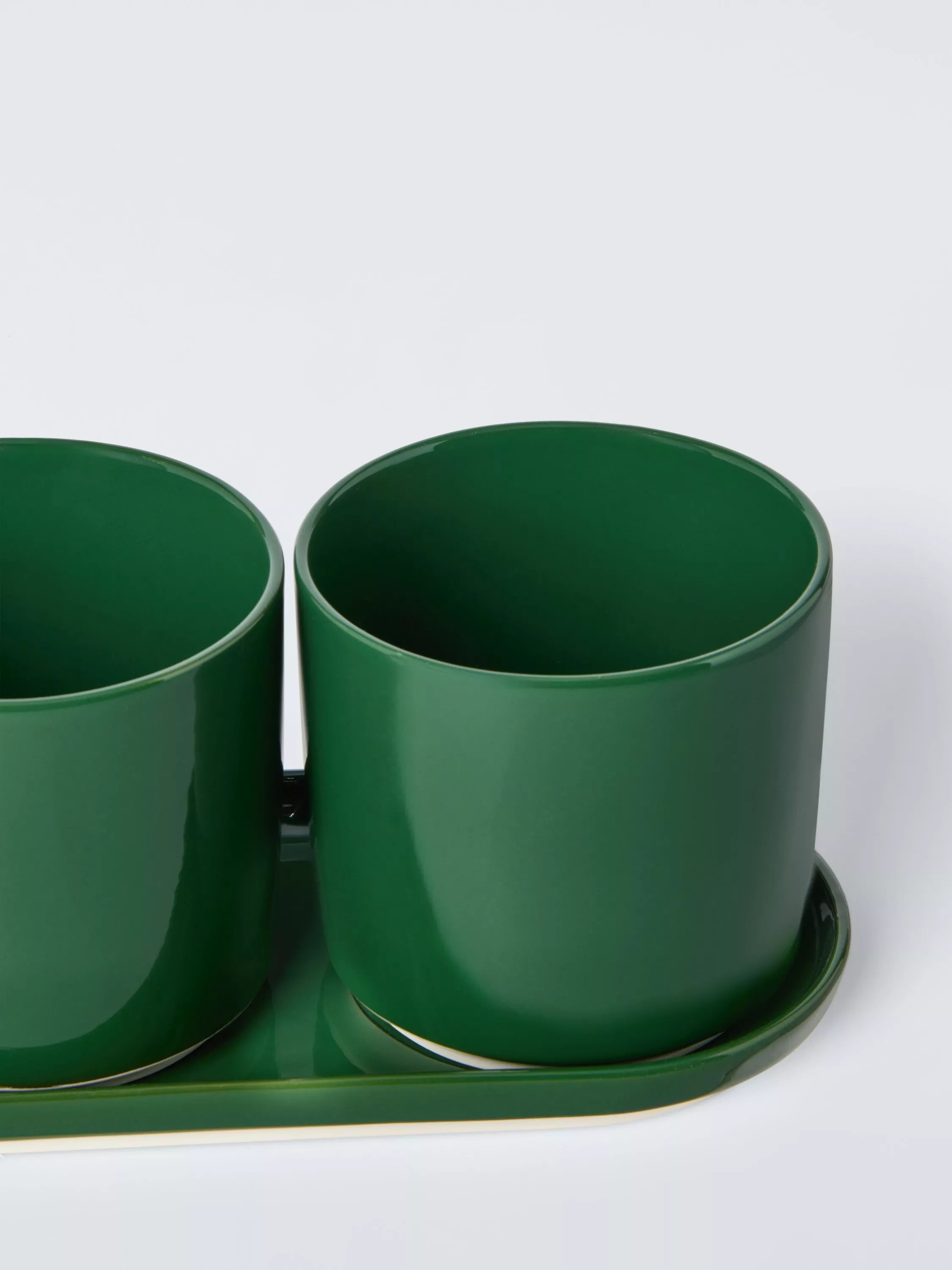 John Lewis stoneware trio planter and tray, UK version