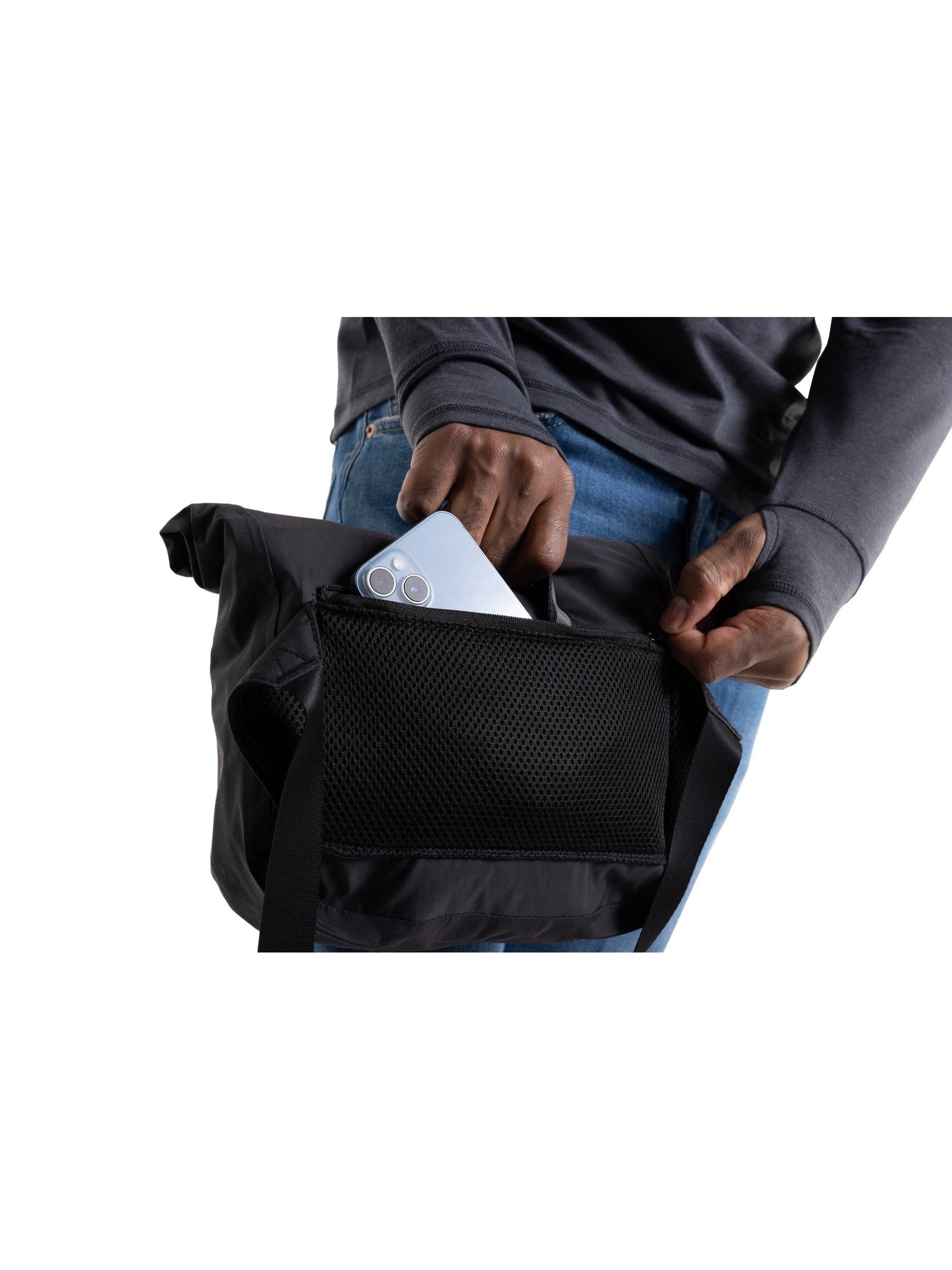 Red lightweight waterproof crossbody bag 7L, imported from the UK