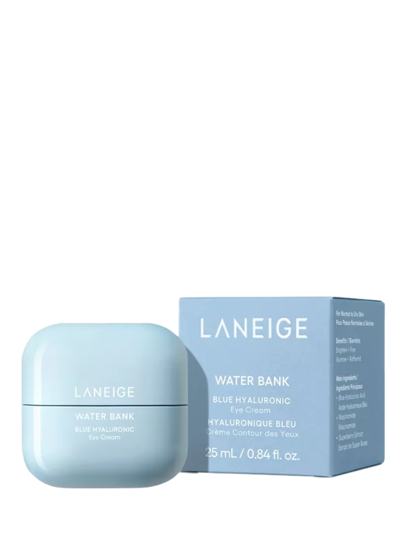 LANEIGE Blue Hyaluronic Eye Cream 25ml, imported from the UK