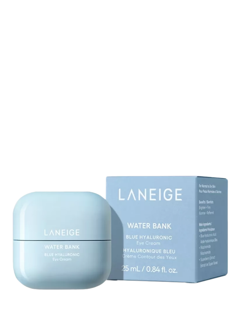 LANEIGE Blue Hyaluronic Eye Cream 25ml, imported from the UK