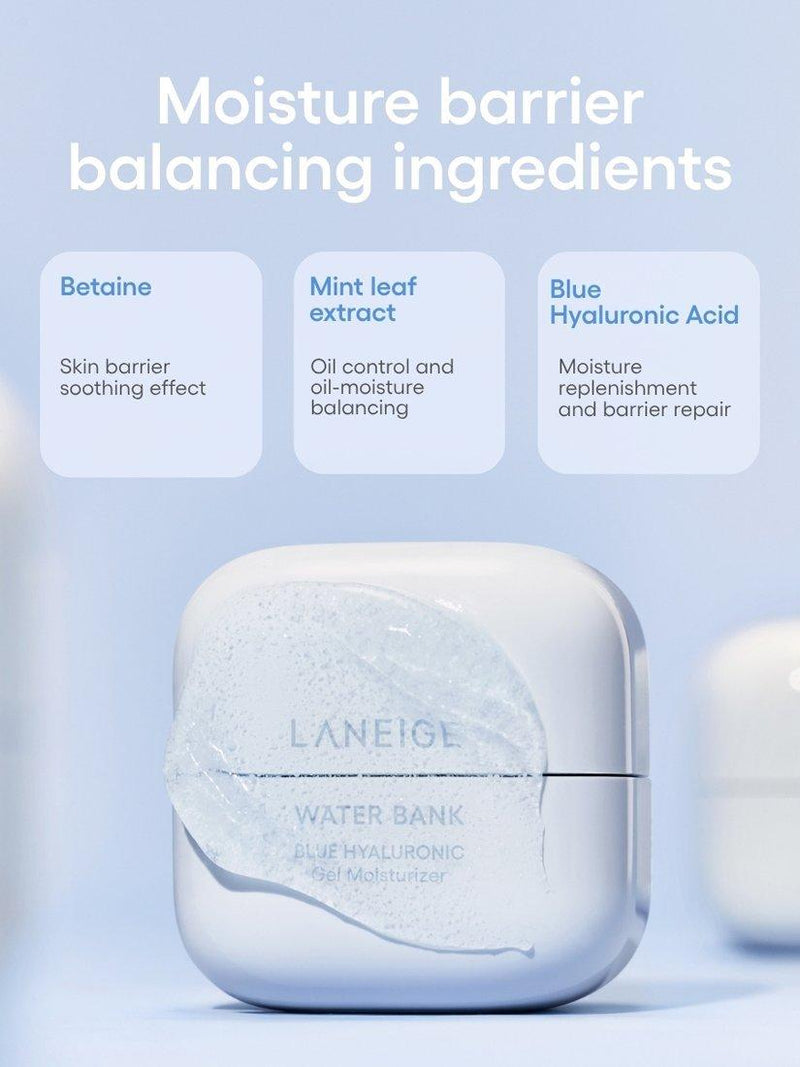 LANEIGE blue hyaluronic gel moisturiser refill 50ml, UK version