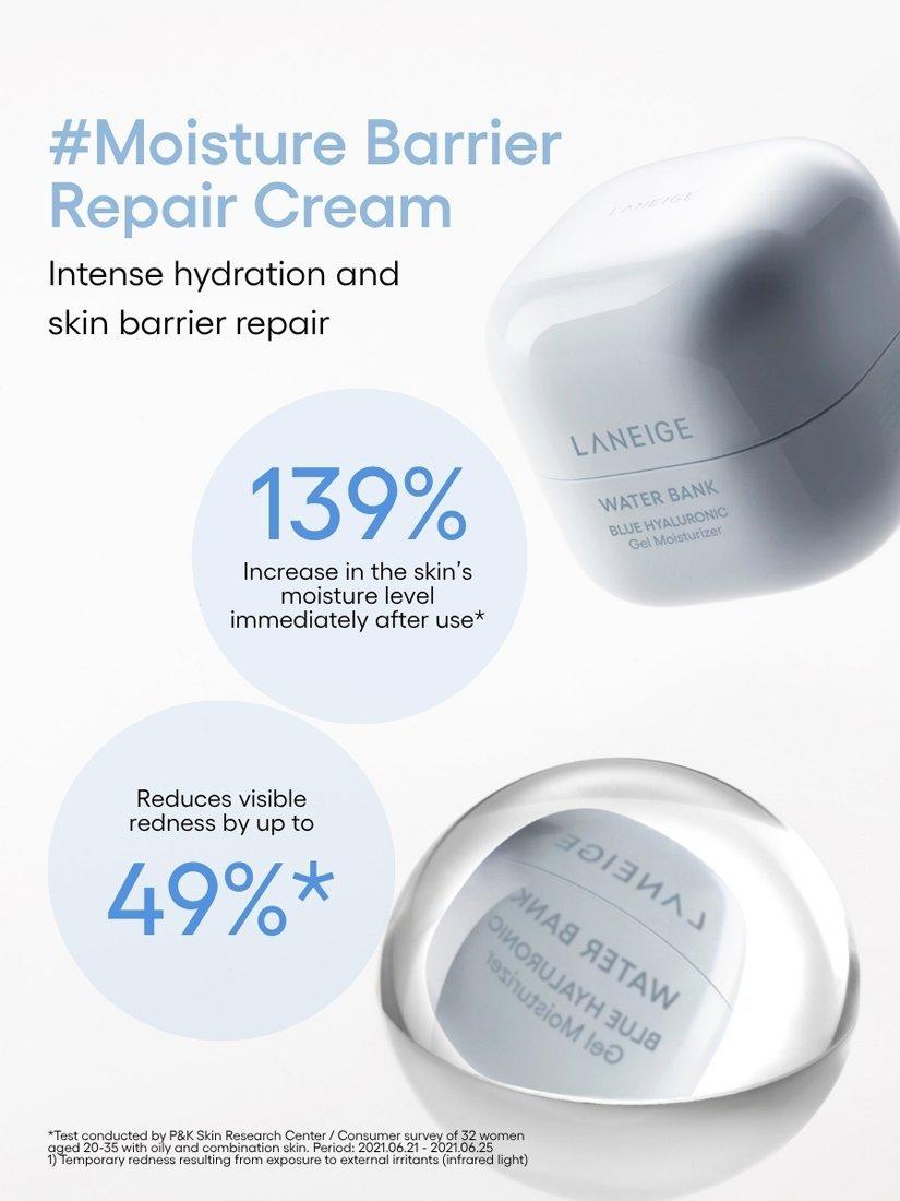 LANEIGE blue hyaluronic gel moisturiser refill 50ml, UK version