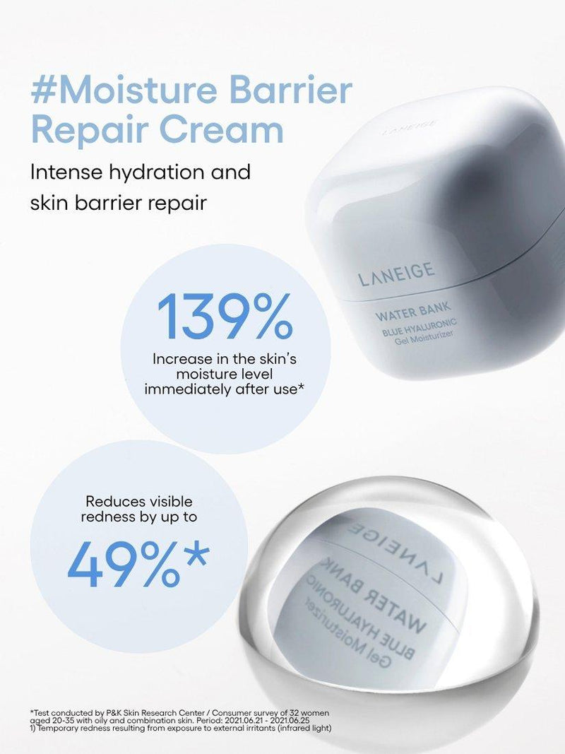 LANEIGE blue hyaluronic gel moisturiser refill 50ml, UK version