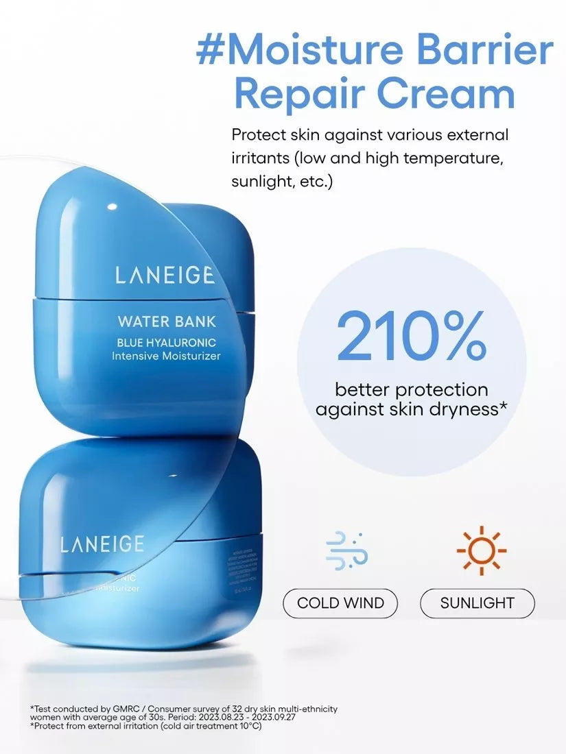 LANEIGE Water Bank Blue Hyaluronic Intensive Moisturiser Refill 50ml (British brand)