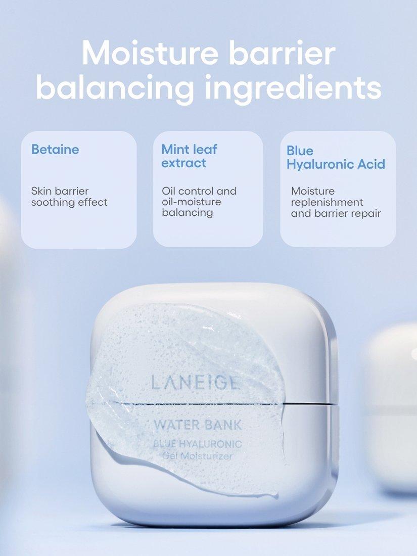 LANEIGE Water Bank Blue Hyaluronic Gel Moisturiser 50ml (British brand)