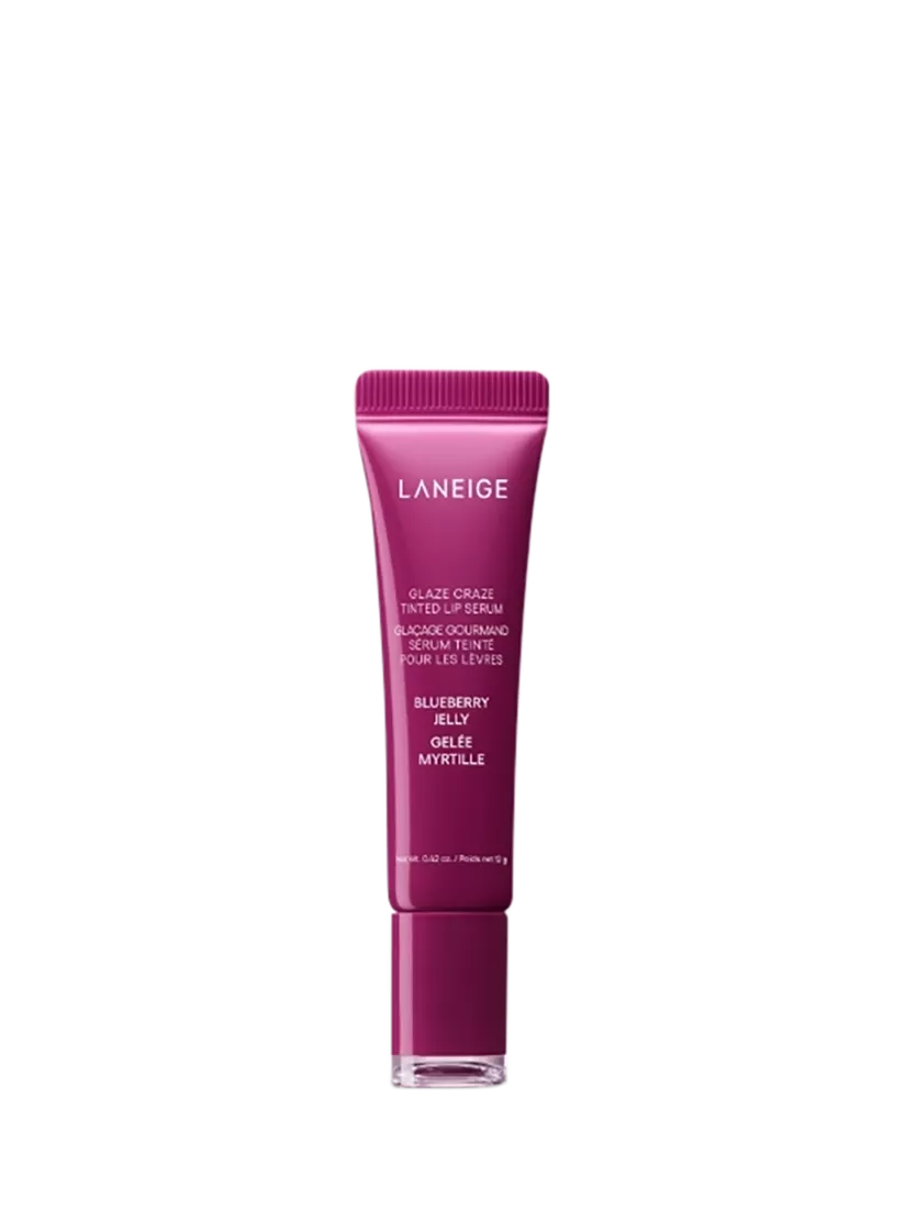 LANEIGE Glaze Craze Tinted Lip Serum, Blueberry Jelly