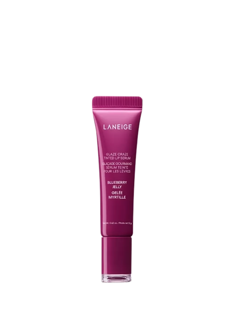 LANEIGE Glaze Craze Tinted Lip Serum, Blueberry Jelly