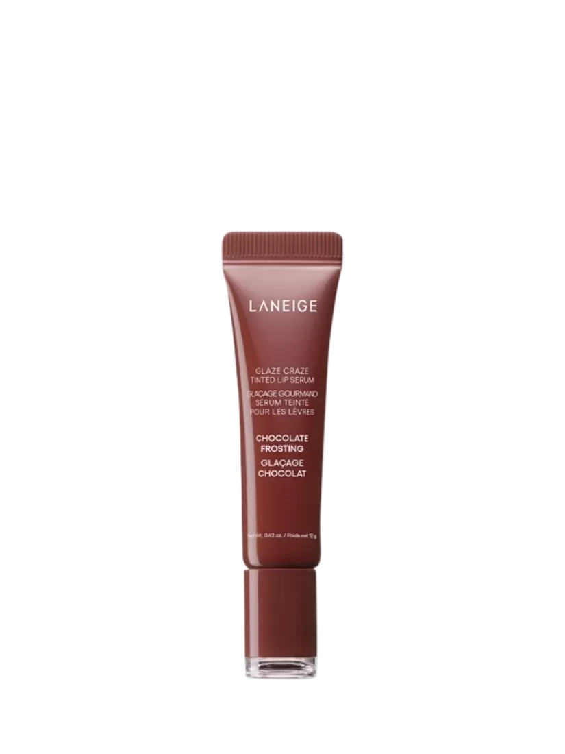 LANEIGE Glaze Craze Tinted Lip Serum, Chocolate Frosting